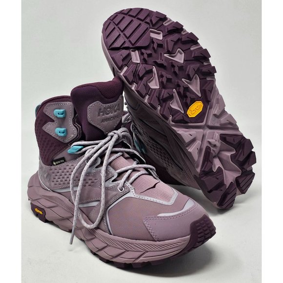 NEW! HOKA Anacapa Mid GTX Hiker Womens Boot 6.5B US ElderberryGrape - Picture 10 of 12